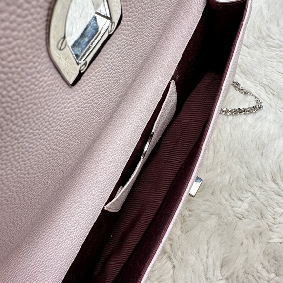 CHRISTIAN DIOR Grained Calfskin Leather Diorama Clutch Light Pink - Picture 4 of 13